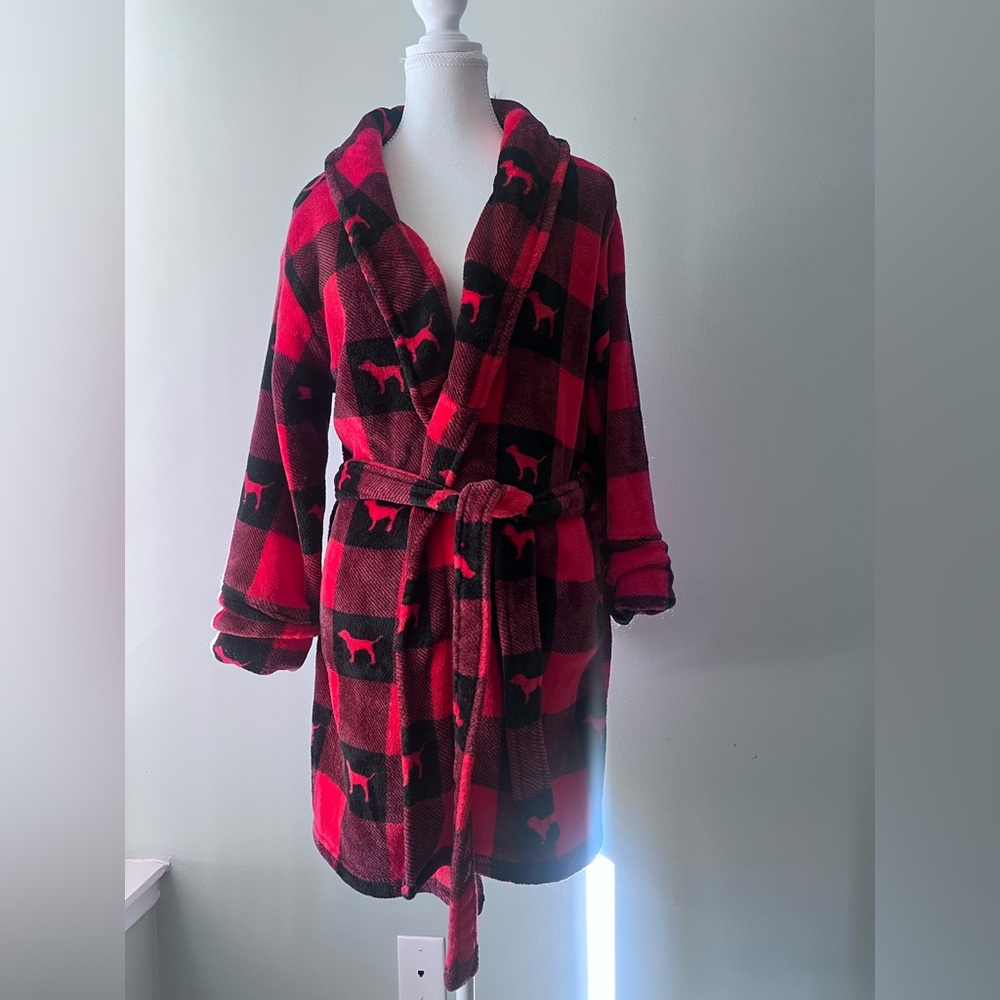 PINK Victoria's Secret Red and Black Loungewear
